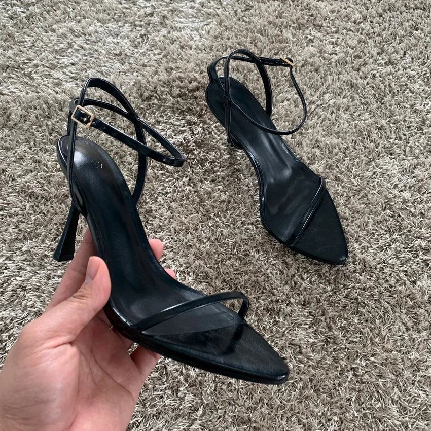 Viccura Strappy High Heels - Image 7
