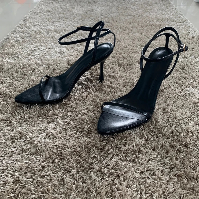 Viccura Strappy High Heels - Image 8