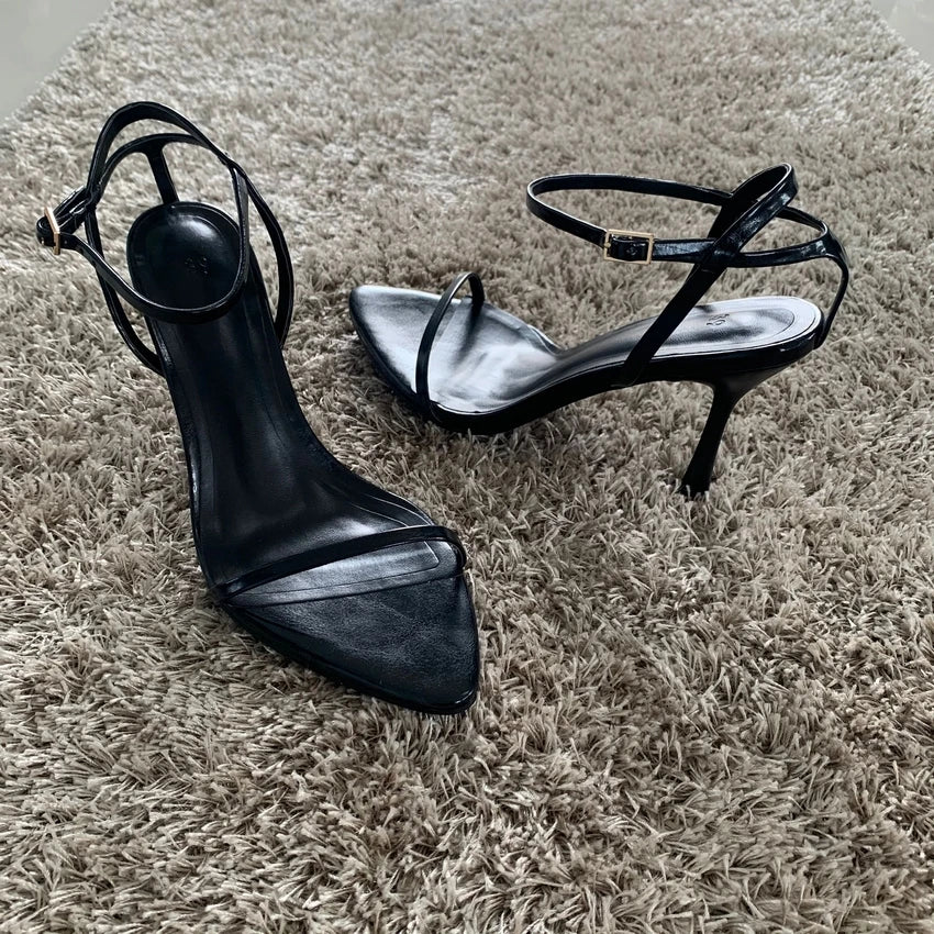 Viccura Strappy High Heels - Image 9
