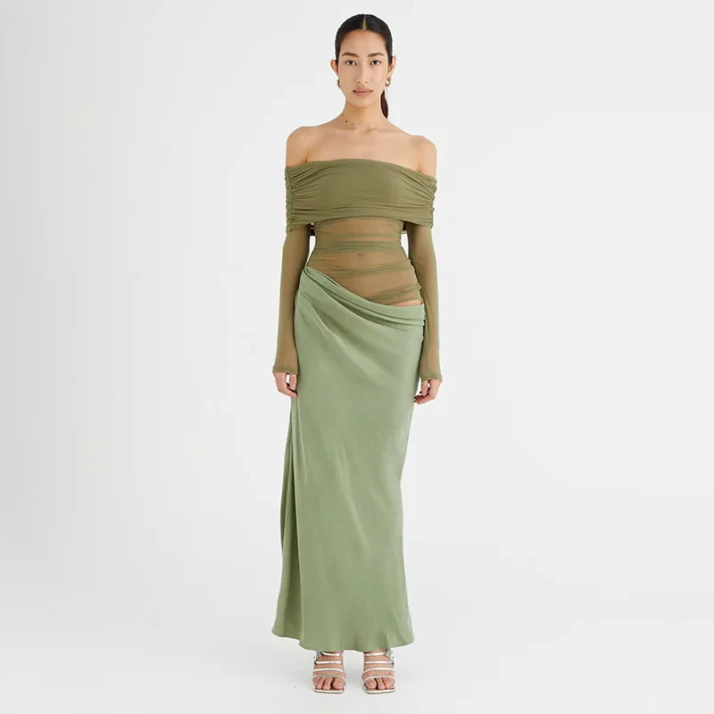 Watch Me Go Mesh Maxi Dress - Image 12