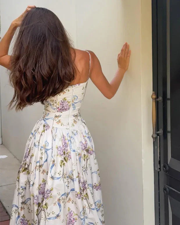 Waverly Floral Spaghetti Strap Maxi Dress - Image 10