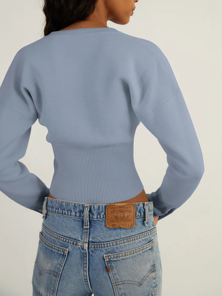 Weekend Getaway Knitted Cardigan Top - Image 3