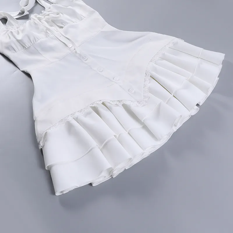 Whispering Winds Mini Wrap Charm Dress - Image 6