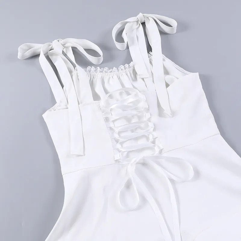 Whispering Winds Mini Wrap Charm Dress - Image 7