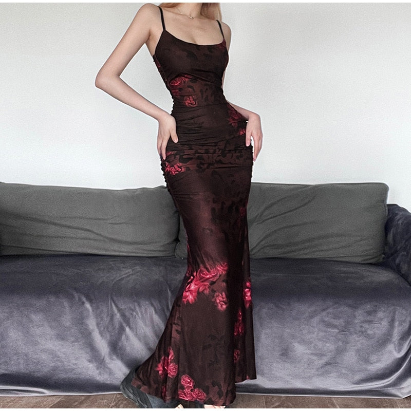'Wild For A While'  Backless Maxi Dress - Image 8