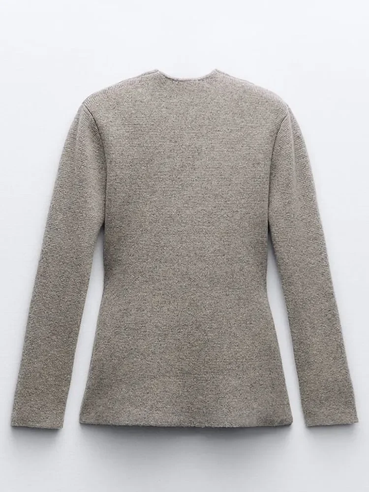 Winter Warmth V-Neck Chic Cardigan Coat - Image 6