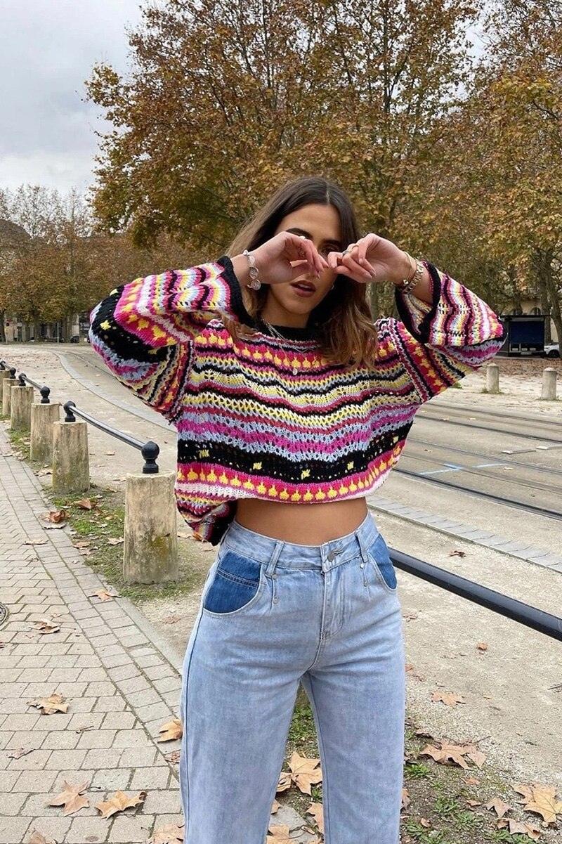 Wonderland Knitted Sweatshirt - Image 4