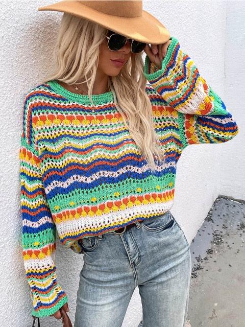 Wonderland Knitted Sweatshirt - Image 7
