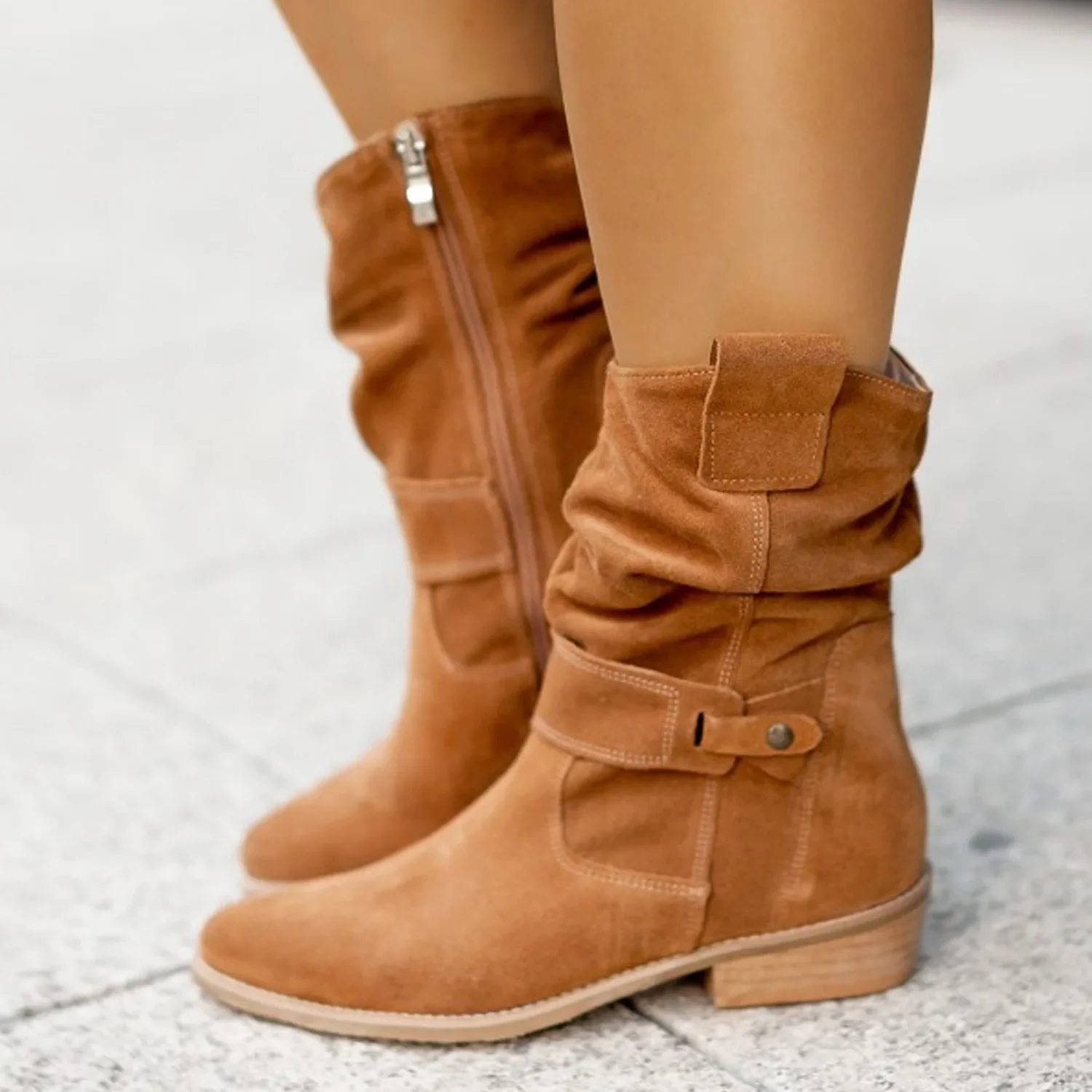 Xavia Suede Ankle Boots - Image 3