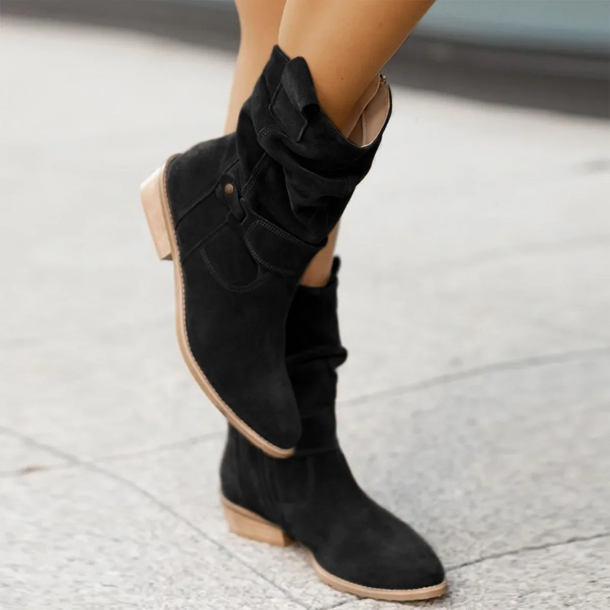 Xavia Suede Ankle Boots - Image 9