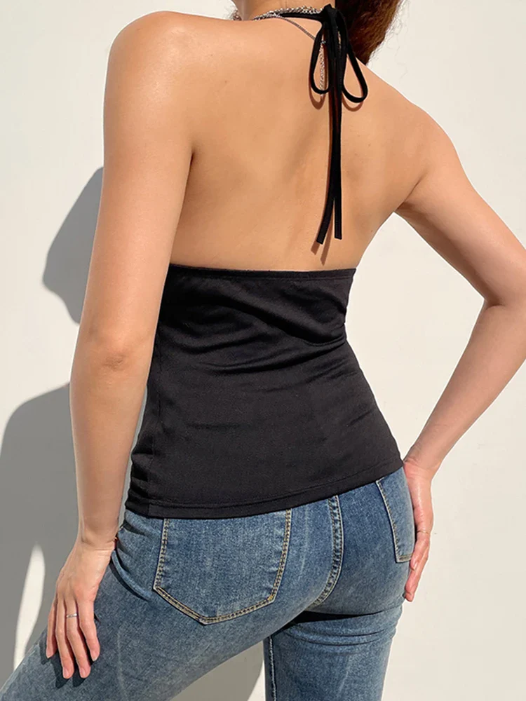 Yara Eyelet Lace-Up Crop Top - Image 4