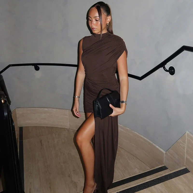 Your Needs Met Draped Mini Dress - Image 19