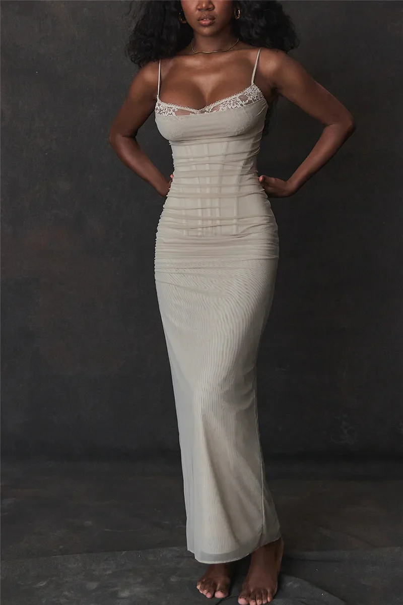 Your Next Date Spaghetti Dress - Image 10