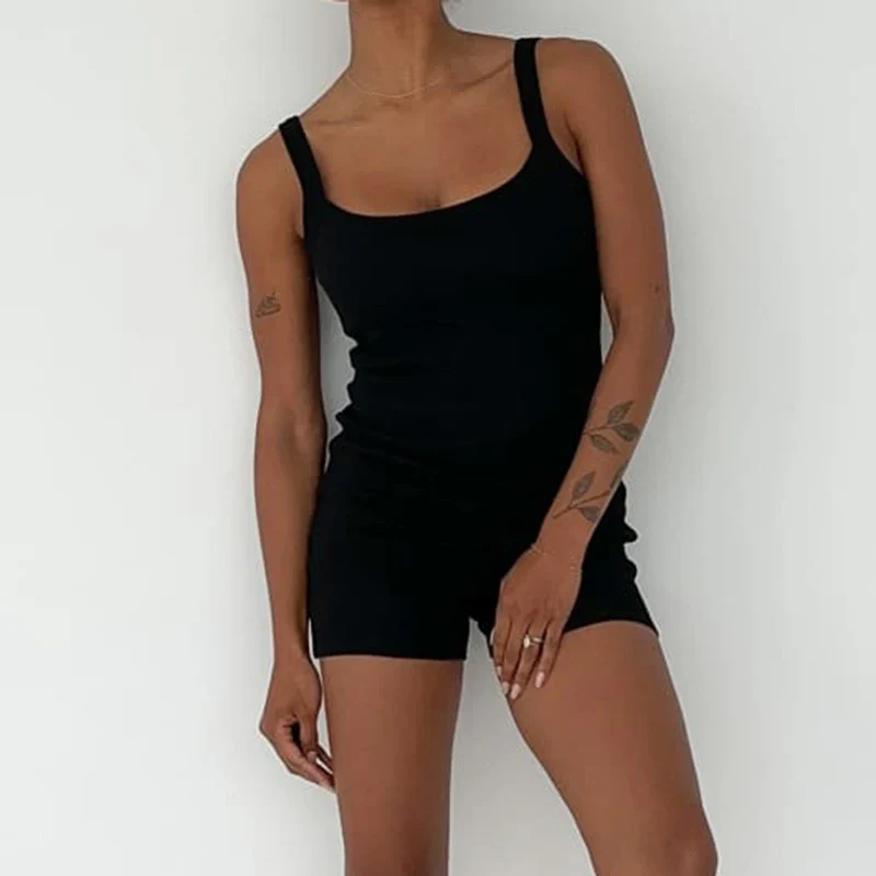 'Your Summer Partner' Sleeveless Playsuit - Image 6