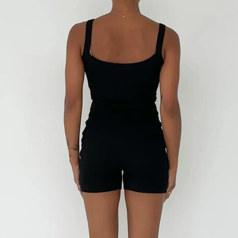 'Your Summer Partner' Sleeveless Playsuit - Image 8
