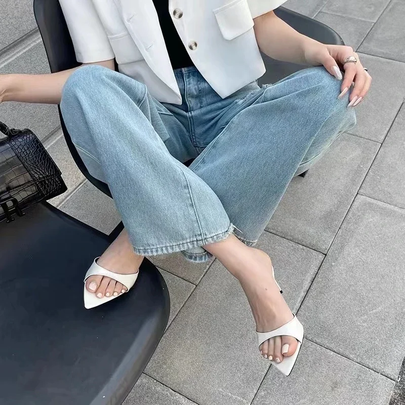 Zena Pointed Toe Slingback Heels - Image 12