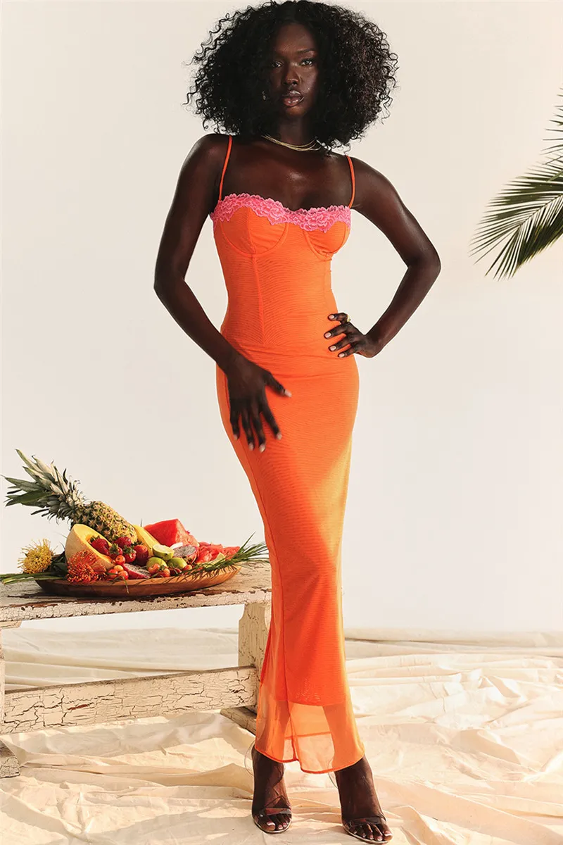 Zestful Zing Lace Detail Dress - Image 8